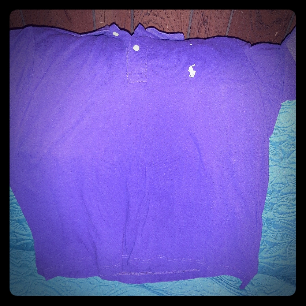 Purple Ralph Lauren polo